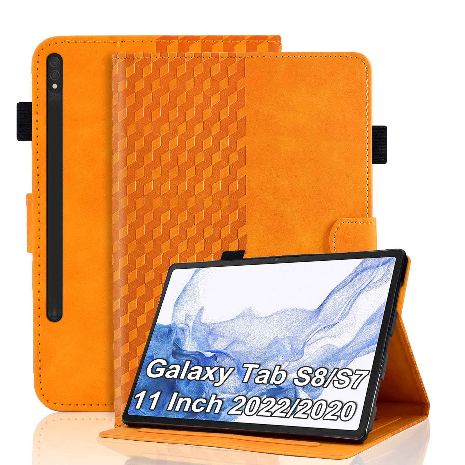 Case for Honor Pad X8a 11 Inch Tablet 2024 Protective Case Premium Leather Folio Smart Case with Auto Sleep/Wake Pen Holder Card Slot for Honor Pad X8a- Dark Green — view 193