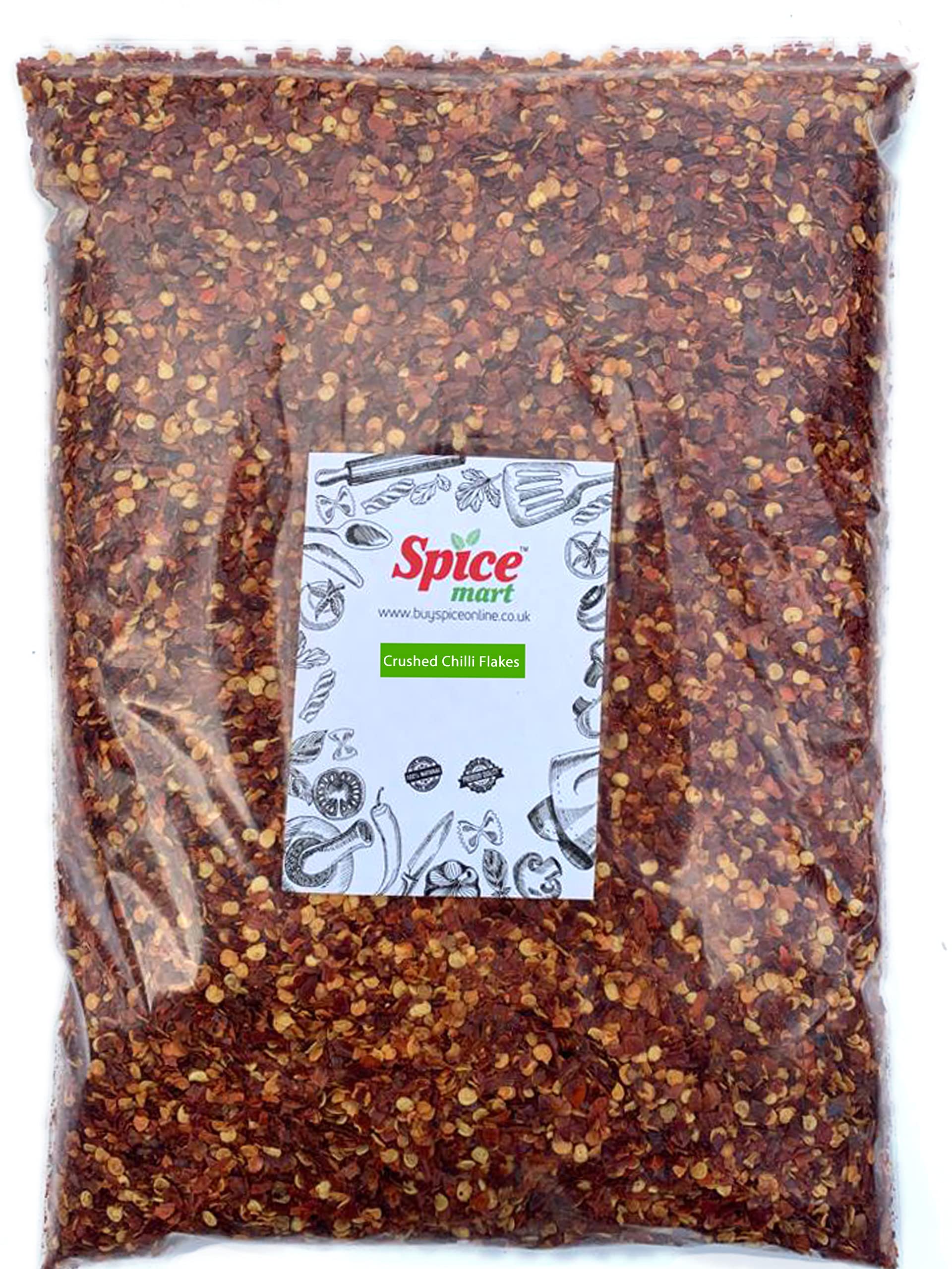 Chilli Flakes Crushed Dried | Red Chilli Flakes Indian Premium Quality Free UK P&P 50g-950g (90g)