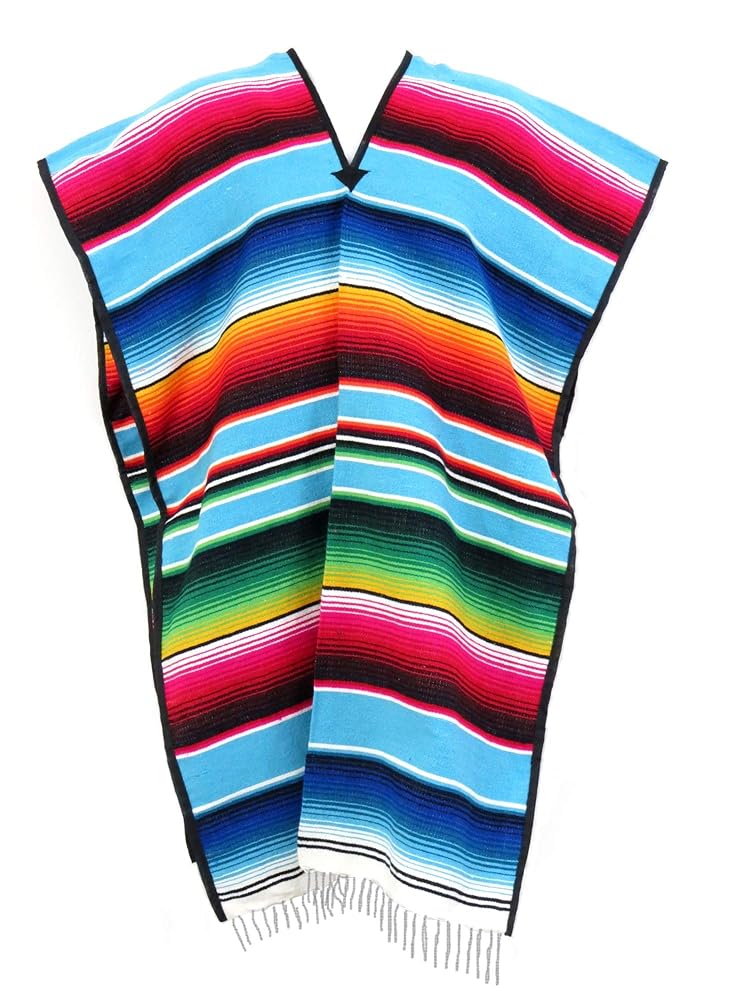 メキシコ製サラッペ Amazon | Leos Imports メキシカンサラペ サラペ ポンチョ 大人
