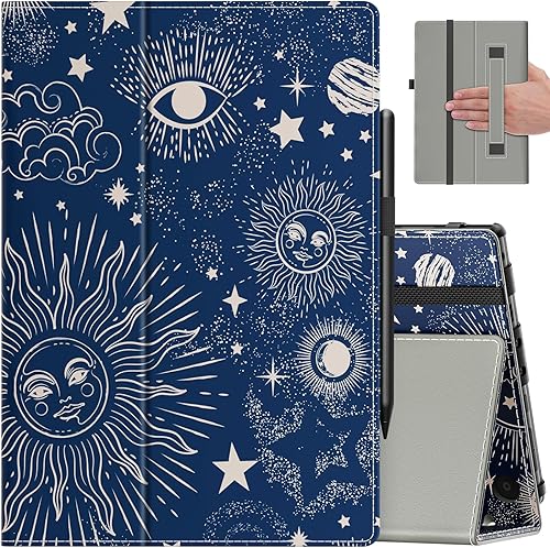 Miniatura 1 de VORI Funda para tableta Tienda Fire HD 10 (11 generación 2021) y Fire HD 10 Plus, funda plegable delgada con función de encendidoapagado y correa de