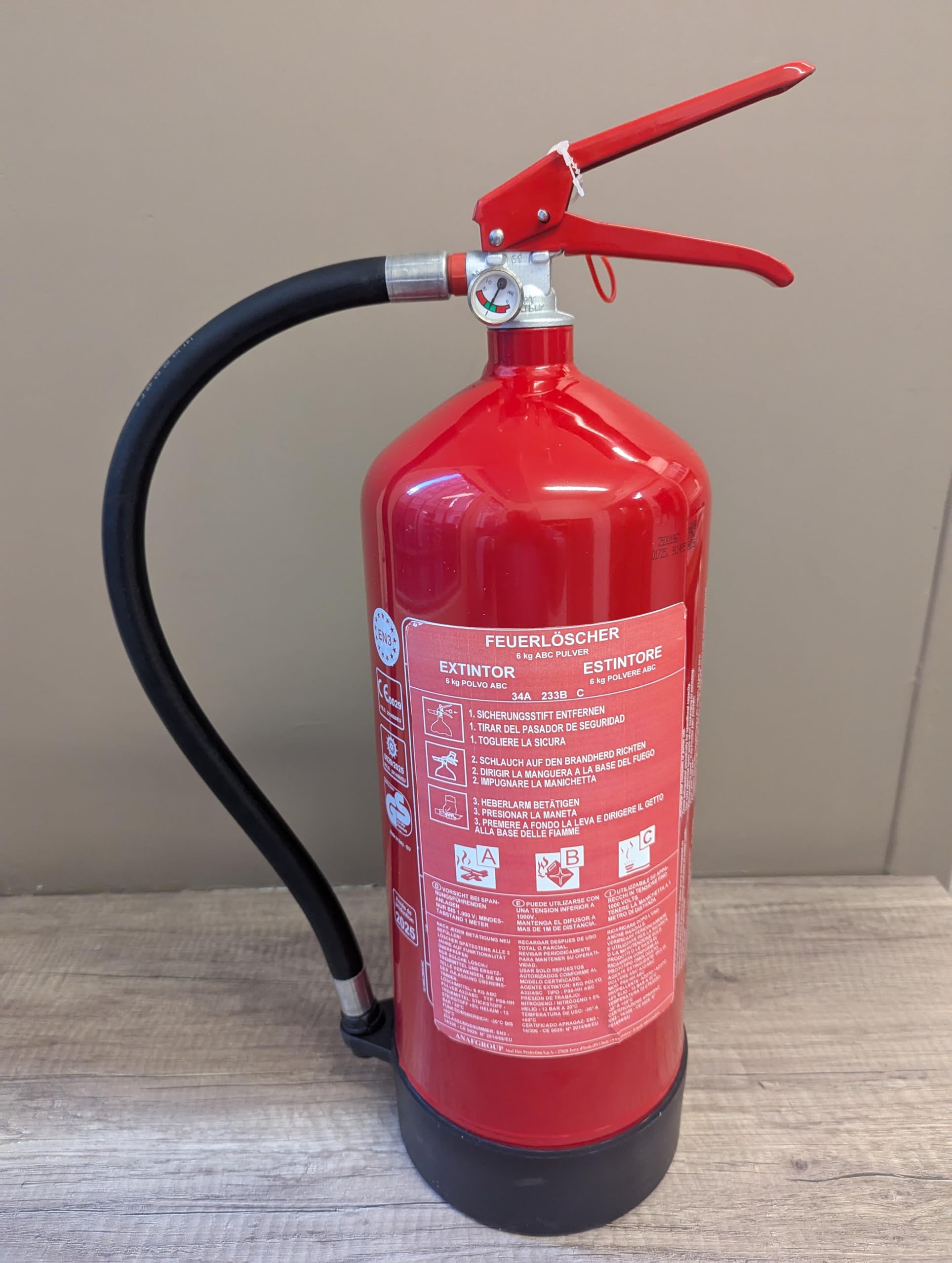 6 KG Poudre ABC CE et NF
