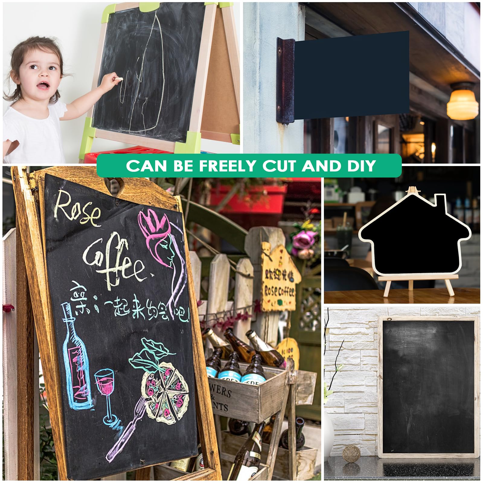 Arteza Autocollant Tableau Noir Pour Mur (45 Cm X 5 M) - 8