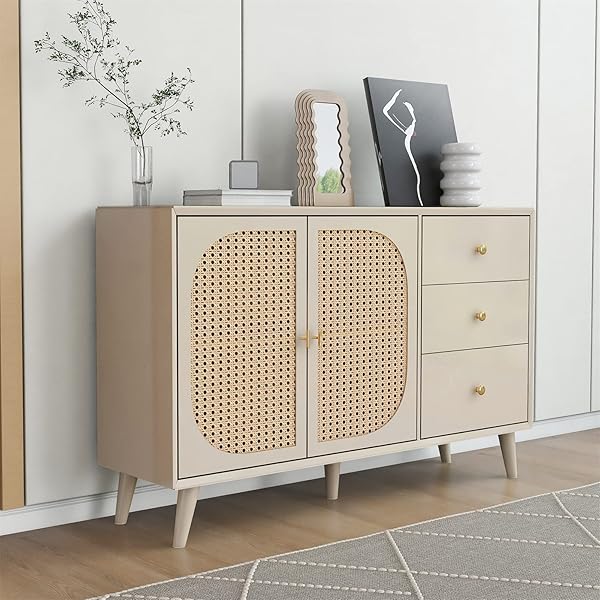 Sweiko Moderne Commode met Rietdeuren