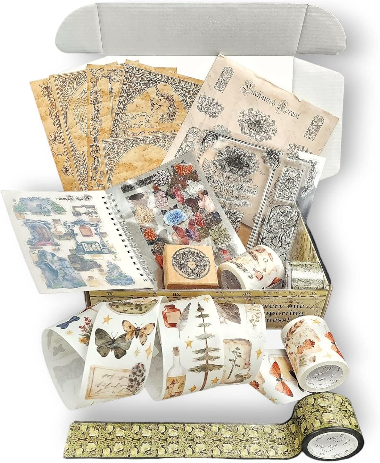 Vintage Craft Supplies Subscription Box Monthly Themed