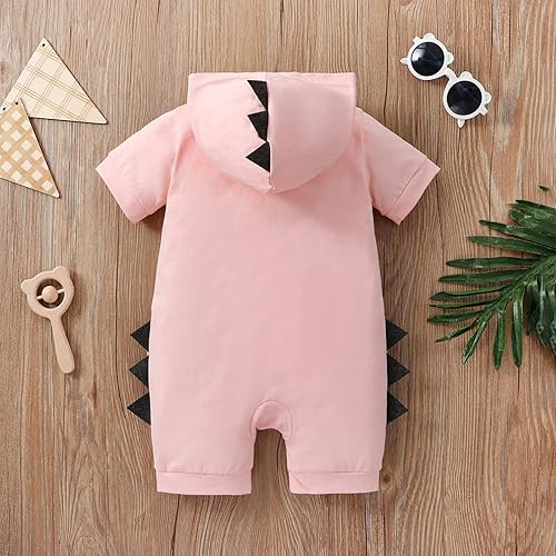 Miniatura 2 de Mameluco de manga larga con capucha para bebés recién nacidos, conejo, dinosaurio, tiburón, traje de Pascua