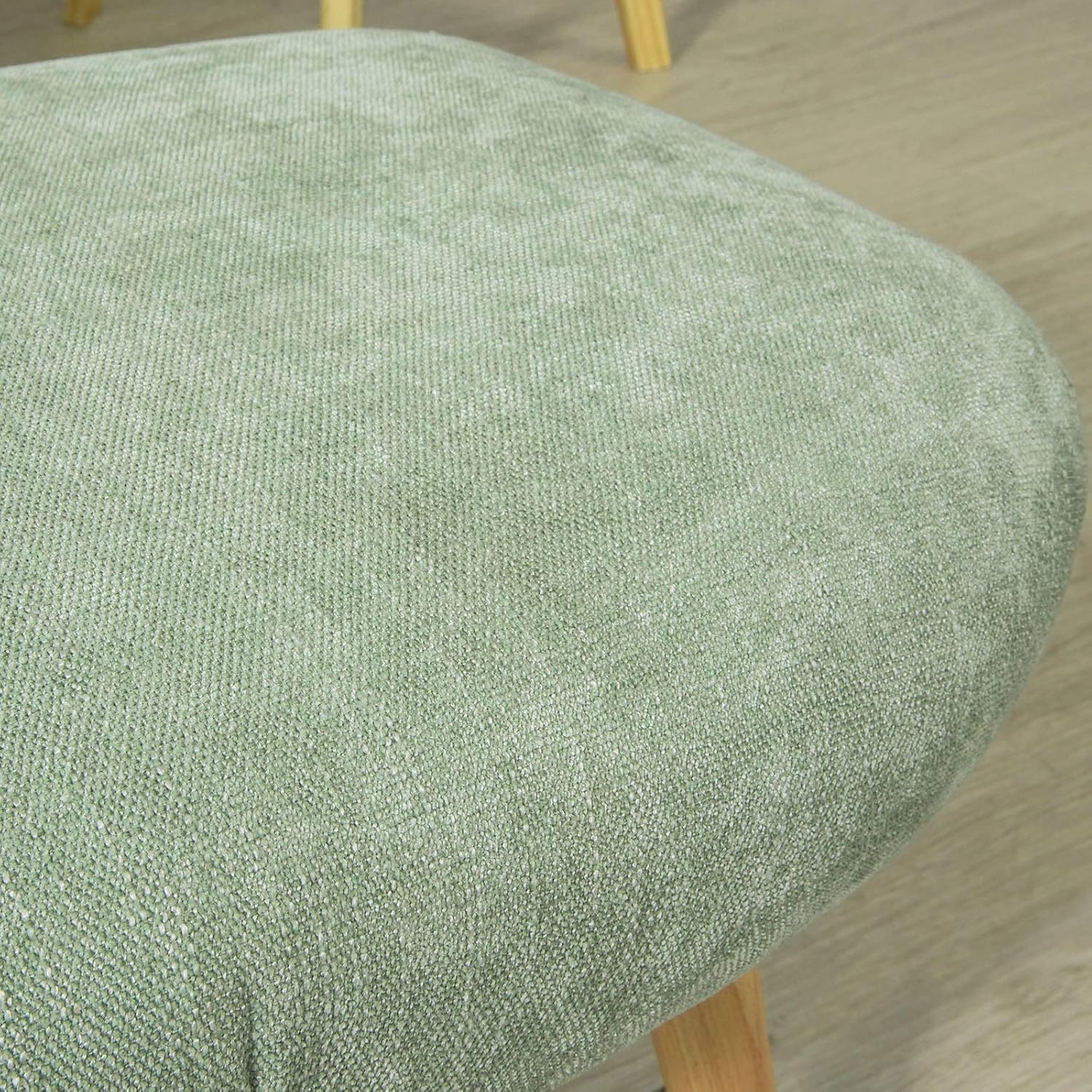 Close-up of the fabric on the SoBuy FST63-GR footrest