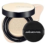 JUNG SAEM MOOL Essential Skin Nuder Cushion 13N Fair 0.49 Fl Oz, No Refill, Natural Radiant Finish Cushion Foundation with Buildable Coverage, Lightweight Texture, Korean Foundation Makeup