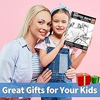 Vista 6 de FIXSMITH Cuaderno de bocetos de 9 x 12 pulgadas, 400 hojas (68 libras/3.53 oz/m²), paquete de 4 (100 hojas cada uno), papel de dibujo sin ácidos