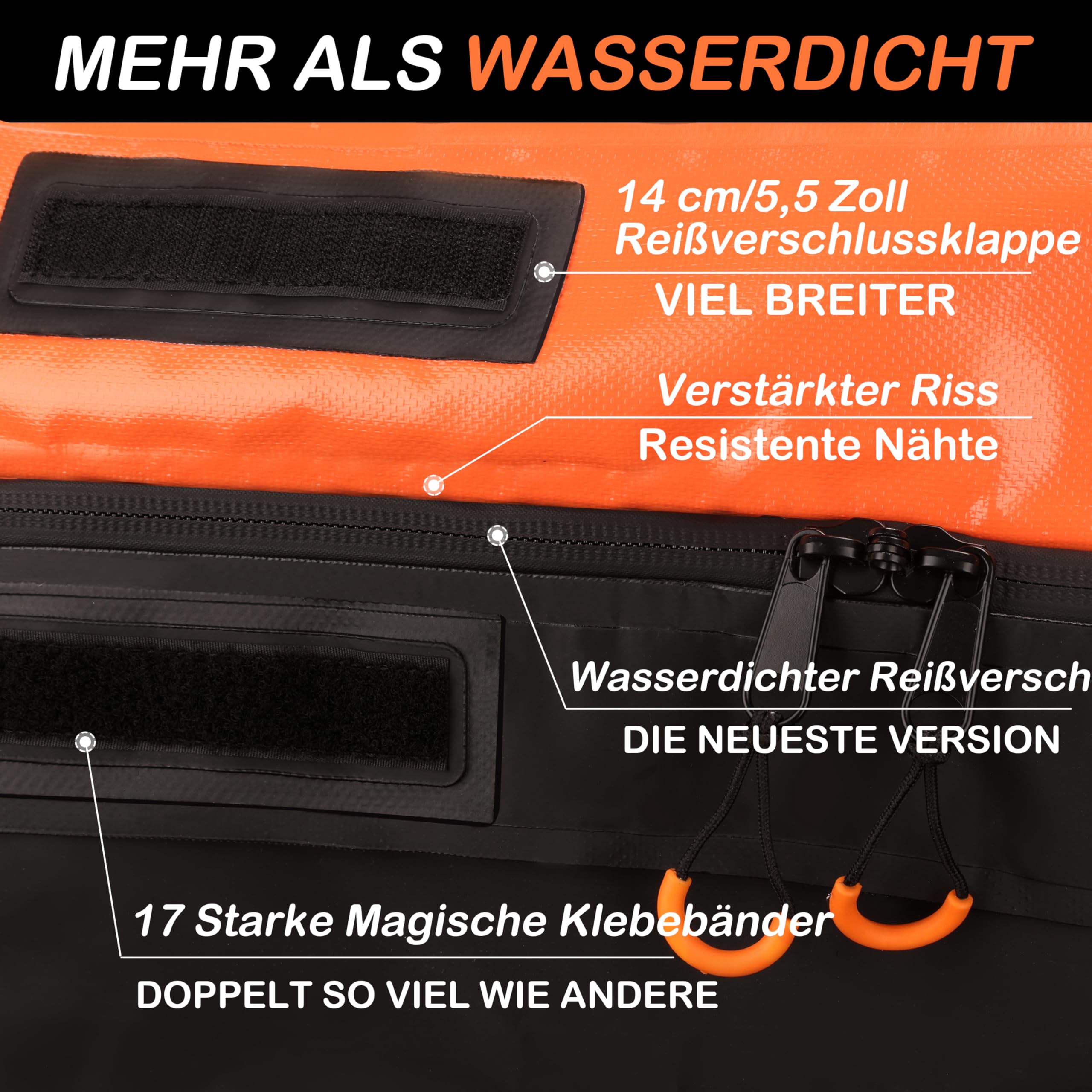 Einesin Dachbox Auto, Dachgepäckträger Tasche, Faltbare Dachkoffer, mit Anti-Rutsch-Matte und Gepäckschloss, für Fahrzeuge mit/ohne Gepäckträger Gepäcktransport, Vans, SUVs (112X86X43CM)