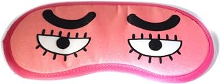 Emoji Anime Fashion Style Adult Fun Sleeping Eye Masks (Pink 2)