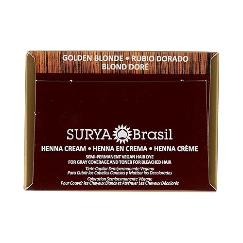 Miniatura 7 de SURYA BRASIL Crema de henna rubia dorada, 2.37 FZ