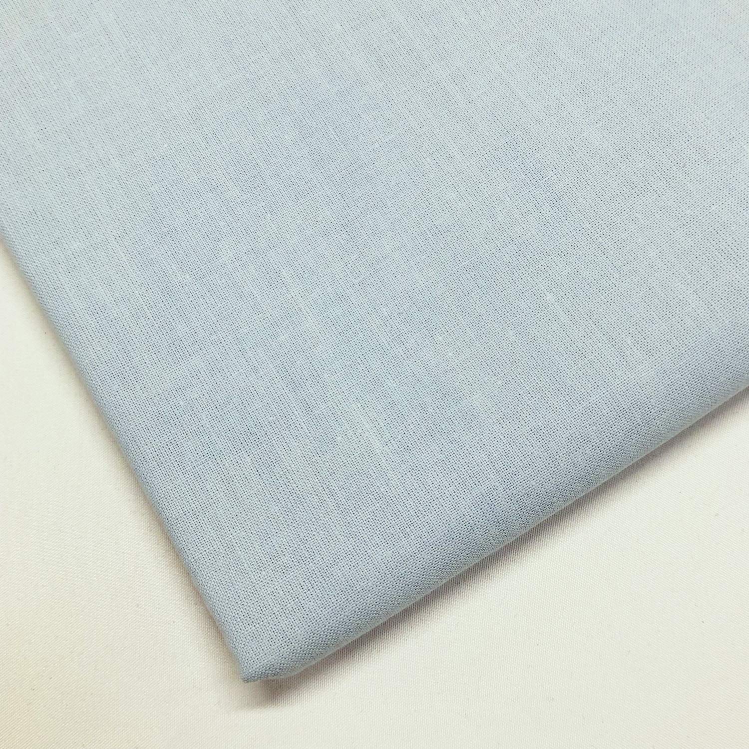 100% Cotton Fabric 60 Inch 150cm Wide 150GSM Material for Sewing, Dressmaking, Quilting, Curtain Linings, Pillowcases & Totes Fabric by The Half Metre by Discount Fabrics LTD(Baby Blue, 1m)