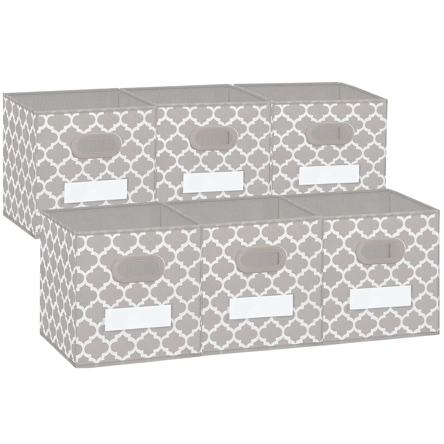 Foldable Cloth Storage Bins,12x12 Fabric Cube Storage Bins Baskets Containers, Closet Organizer