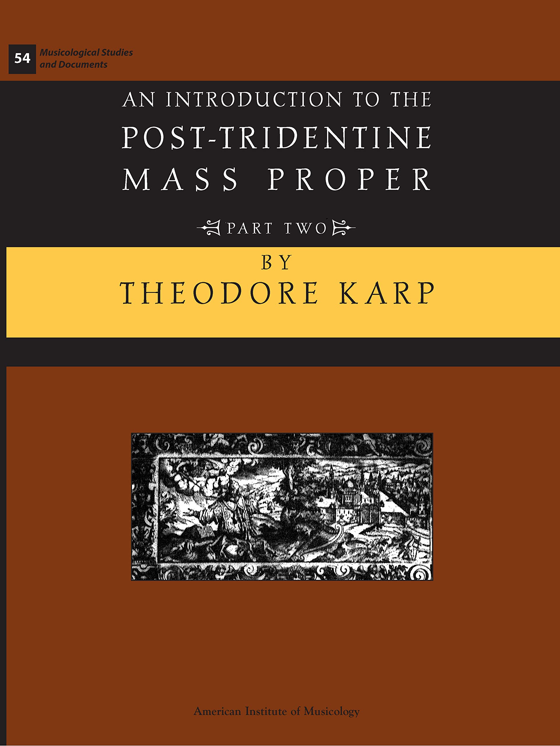 Post-tridentine Mass Proper de Theodore Karp livre de recherche en musique