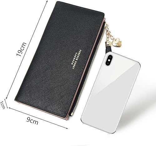 Miniatura 5 de Cartera delgada para mujer, billetera delgada para mujer, cartera delgada para mujer, carteras delgadas para mujer, billetera delgada y elegante,