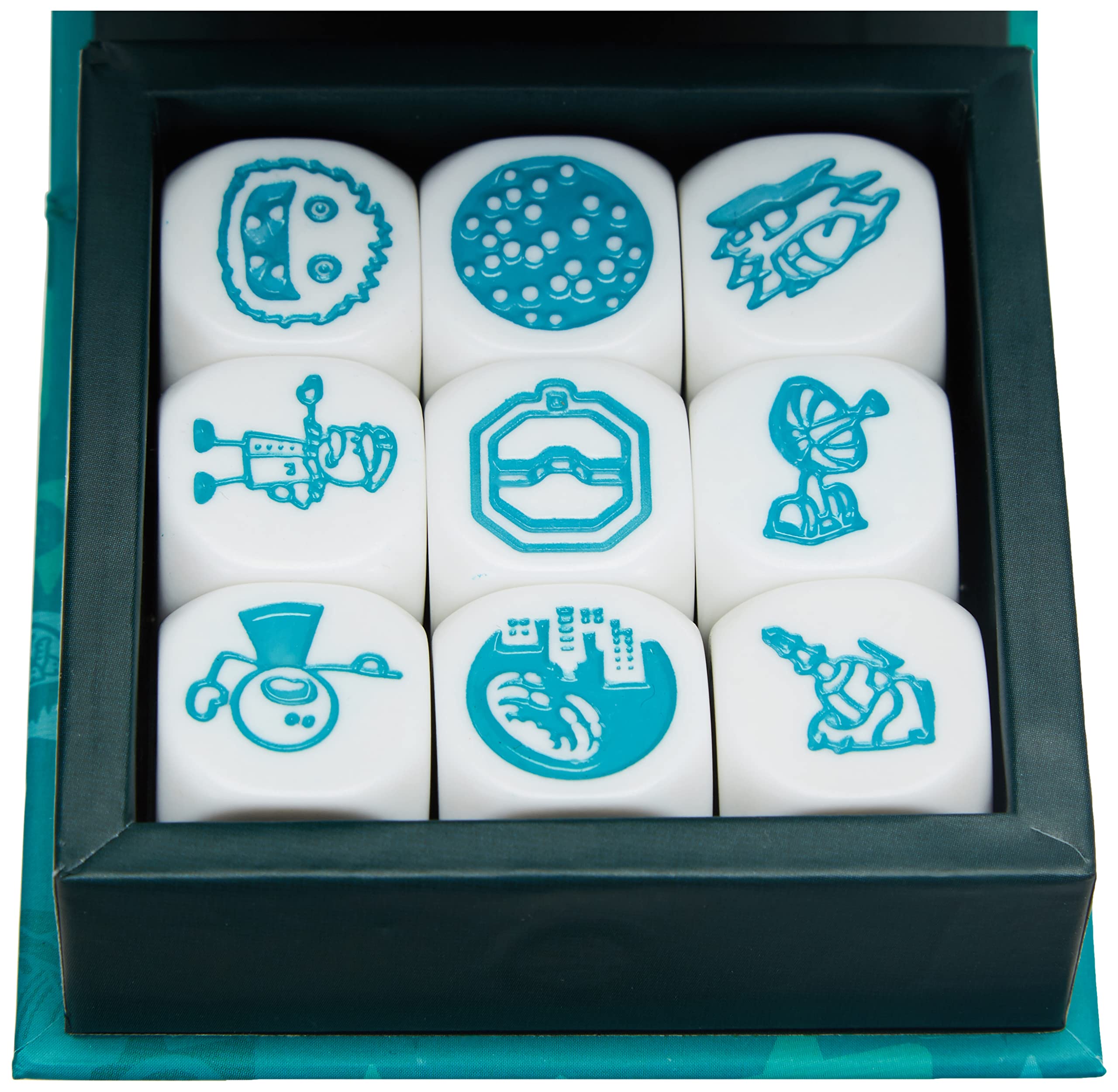 Asmodee Italia, Rory's Story Cubes Astro (Ottanio), Gioco di Dadi per Creare Storie, Edizione in Italiano, 8085