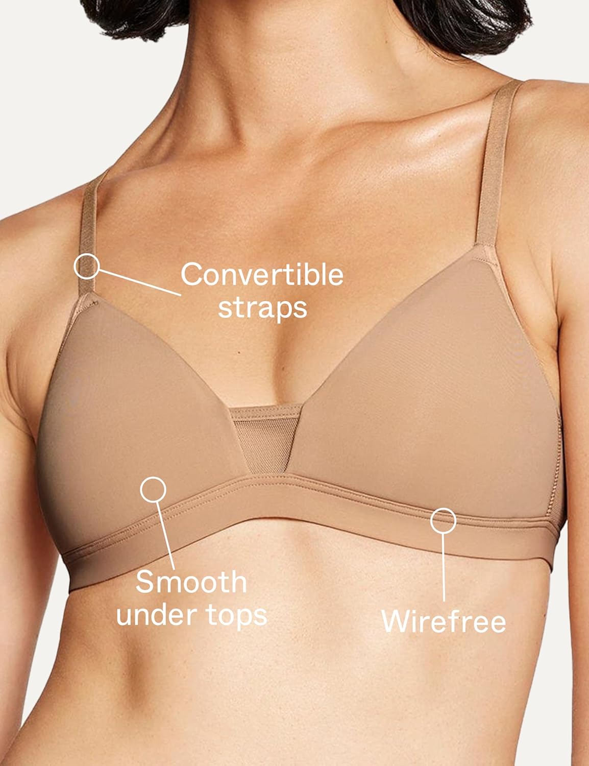 FeelGood Wirefree T-Shirt Bra Black - Image 4