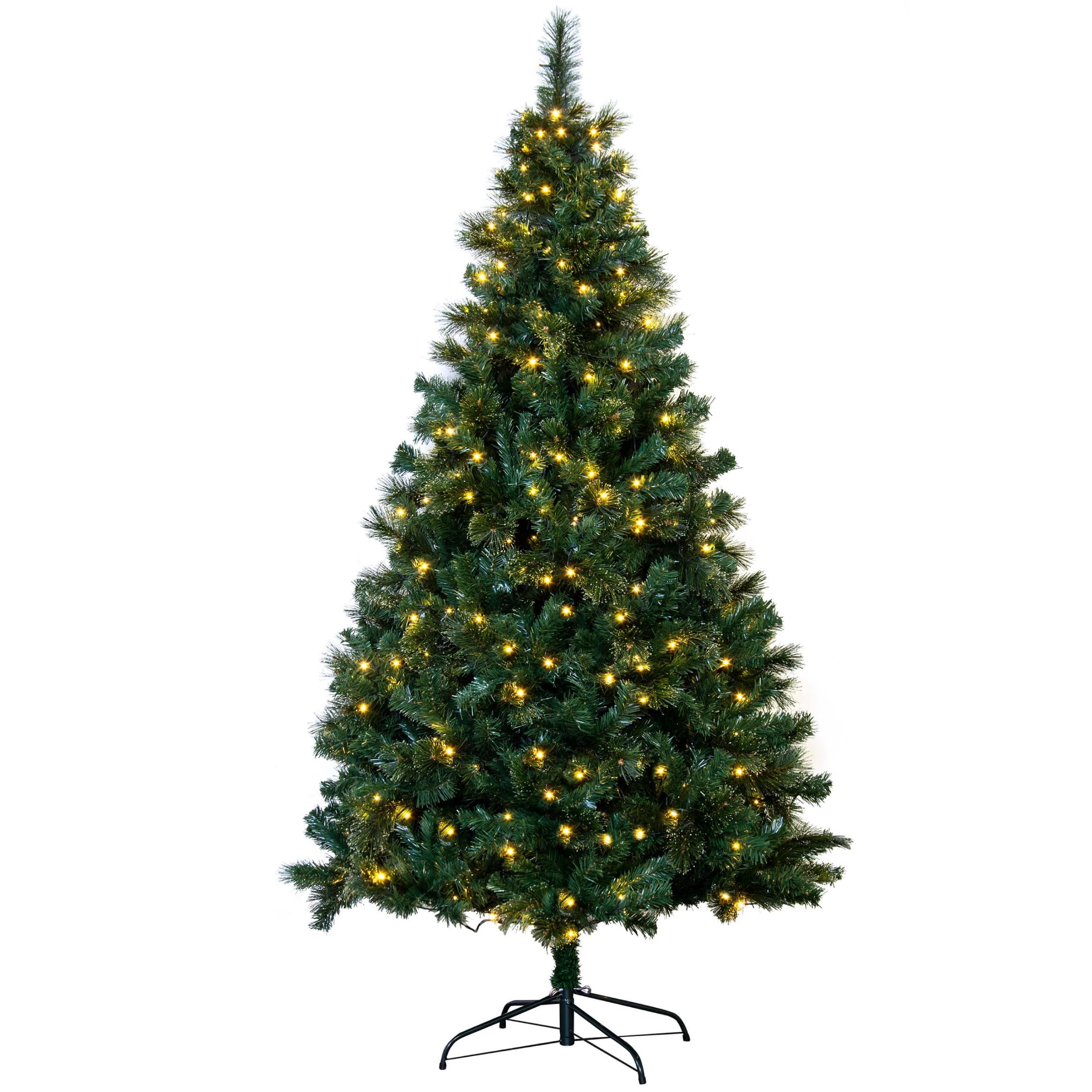 10ft PVC Tree | Bottle Brush Style | Pre-lit