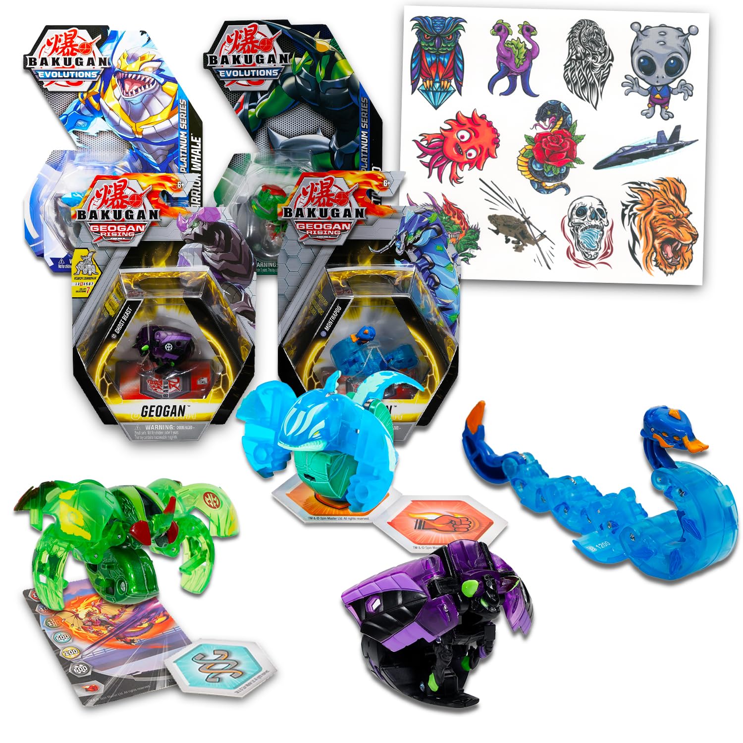 Amazon.com: Bakugan Toys Pack for Battle Arena - Bundle with 4