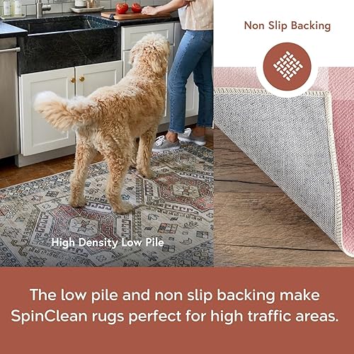 Miniatura 9 de nuLOOM Lucy - Alfombra de área ultrafina lavable a máquina, 3 x 5 pies, color gris