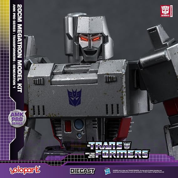 YOLOPARK Transformers Toys G1 Action Figures,AMK Series Transformer Toys for Adults Boys Girls (Megatron)