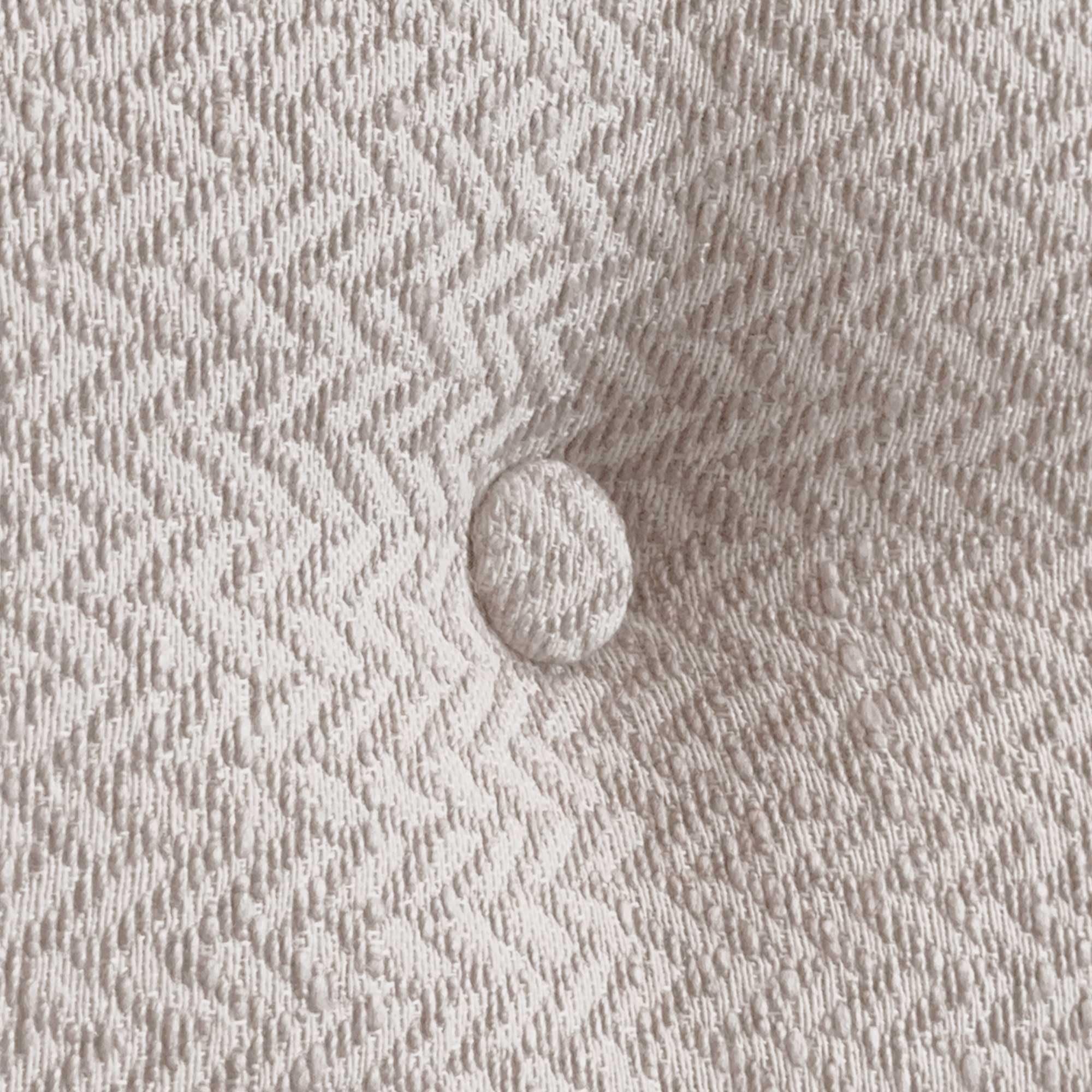 DHOME Testiera Imbottita in Tessuto Luxury Liscio con Bottoni e Gambe Testiere Imbottita per Letto di Lusso (Espigas Beige, 80x115cm)