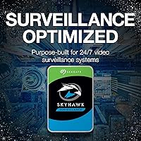 Vista 4 de Seagate Skyhawk - Disco duro interno de video HDD de 4 TB – 3.5 pulgadas SATA 6Gb/s, caché de 64 MB para sistema de cámara de seguridad DVR NVR
