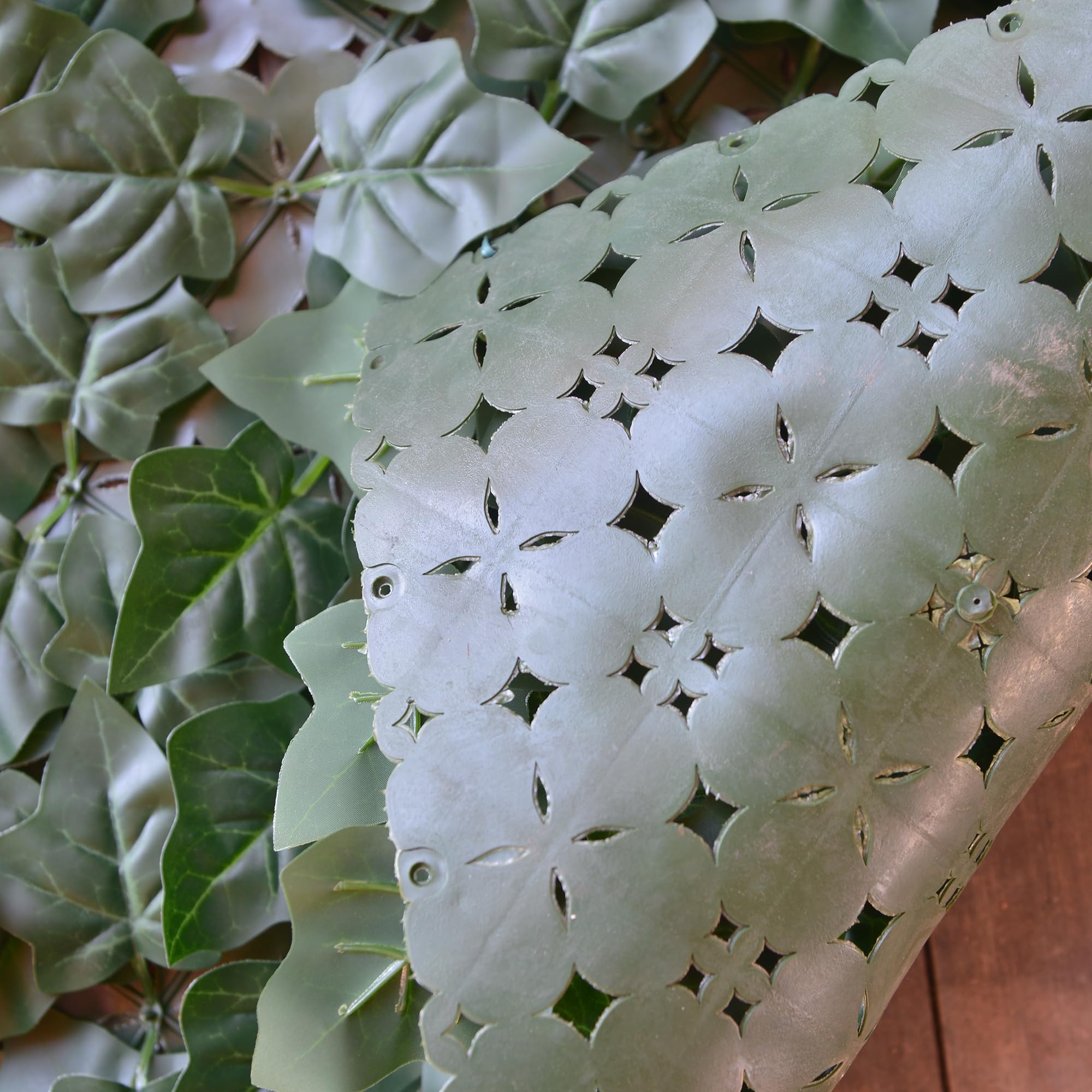 TENAX Divy Hedera Plus 100x300 cm Verde, Siepe Sintetica con Foglie in Polietilene Tipo Edera a Schermatura Totale per Balconi, Giardini e Recinzioni
