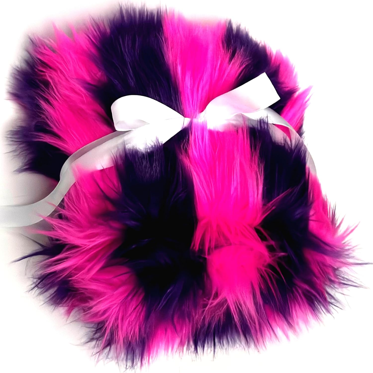 Bianna Cheshire Pink Purple Faux Fur Fabric – Shaveable, Thick, Cut from 60-Inch Wide Material, Premium Shag for Crafting, Costumes, Decor (30x60 inches)