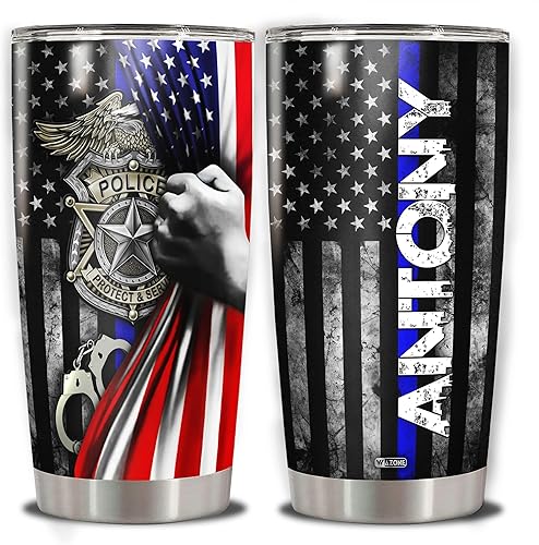 Vista 15 de WAZONE Vaso de café personalizado de 20 onzas y 30 onzas con nombre personalizado para parejas, taza térmica de acero inoxidable, taza de viaje