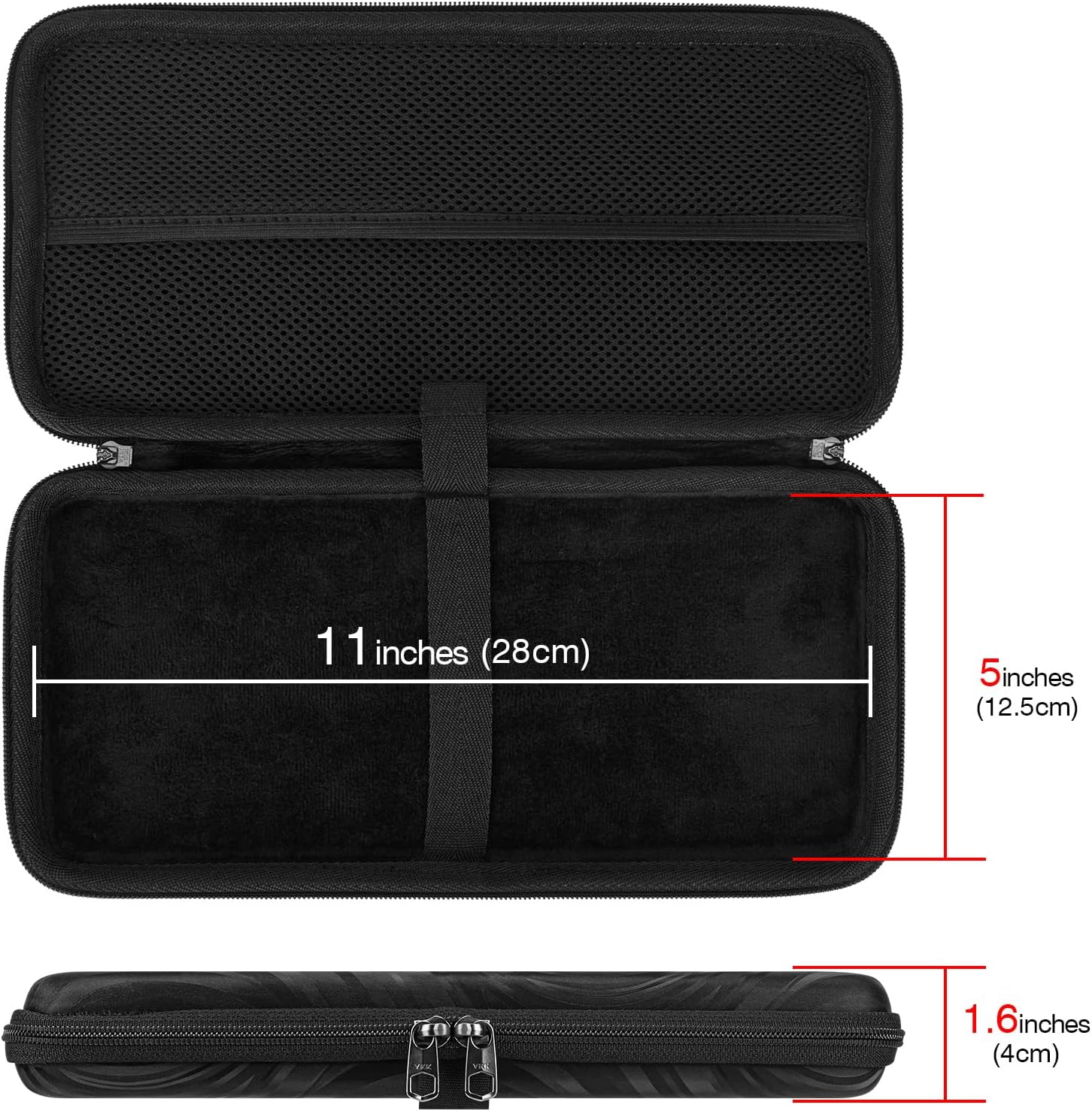 Keyboard Travel Case, Hard Shell Protective Case Compatible with Logitech K380/ Logitech Pebble Keys 2 K380s (Graphite) - Image 4