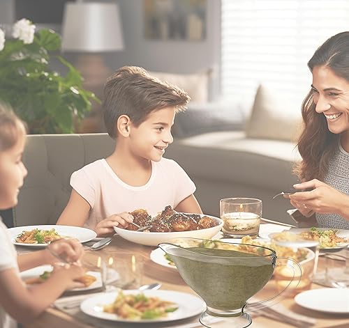 Miniatura 3 de KR. LIF Paquete de 2 salsas de vidrio - Crystal Sense of Reality, resistente y fácil de limpiar