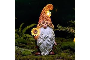 Adorable Light up Gnomes - Brighten Up Your Garden with Solar Powered Charm!