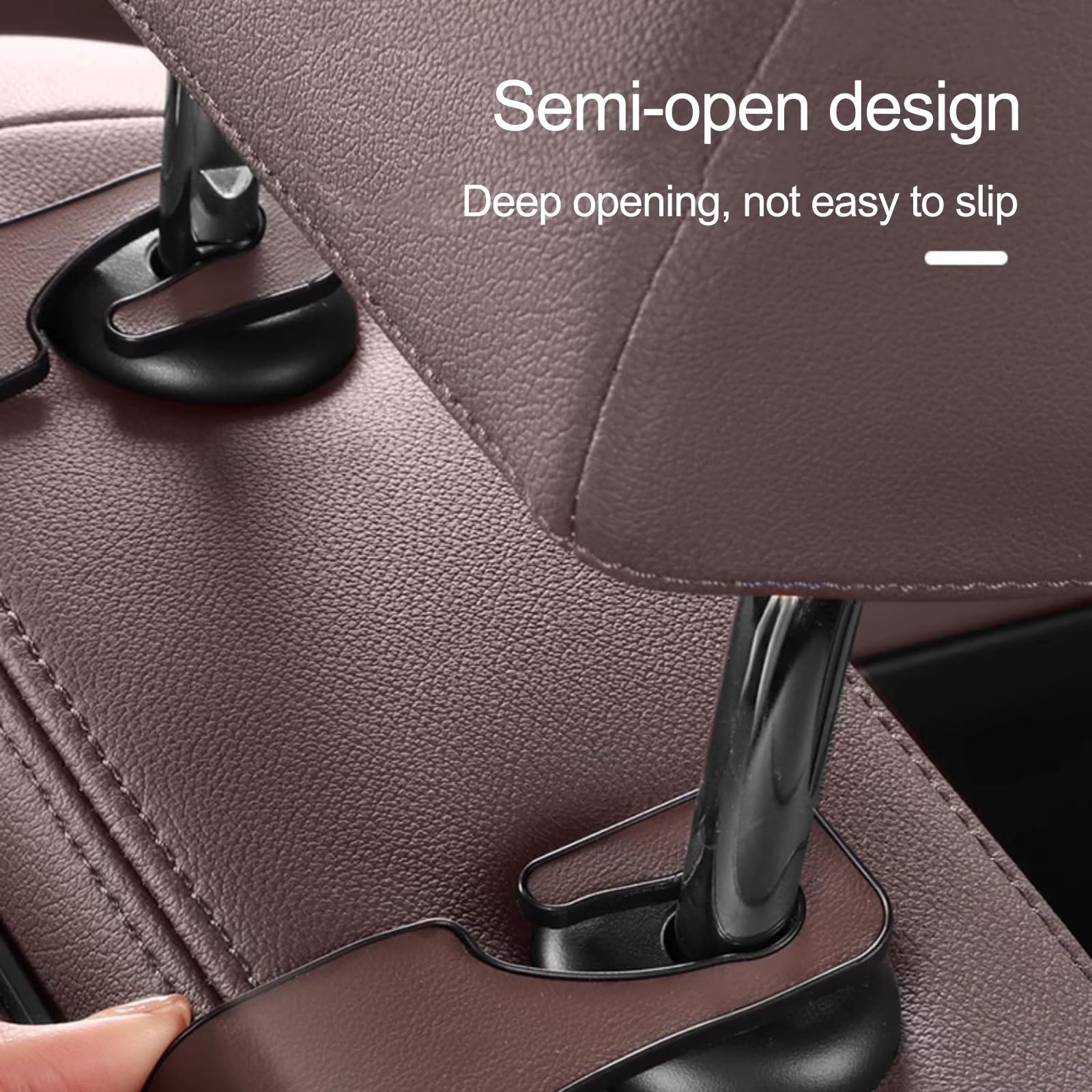 Organizer per seggiolino Auto con Spallacci Regolabili in Lunghezza, Auto Organizzatore Kick Mats Impermeabile Sedile Posteriore, Organizer per sedili Posteriori con(Grey)