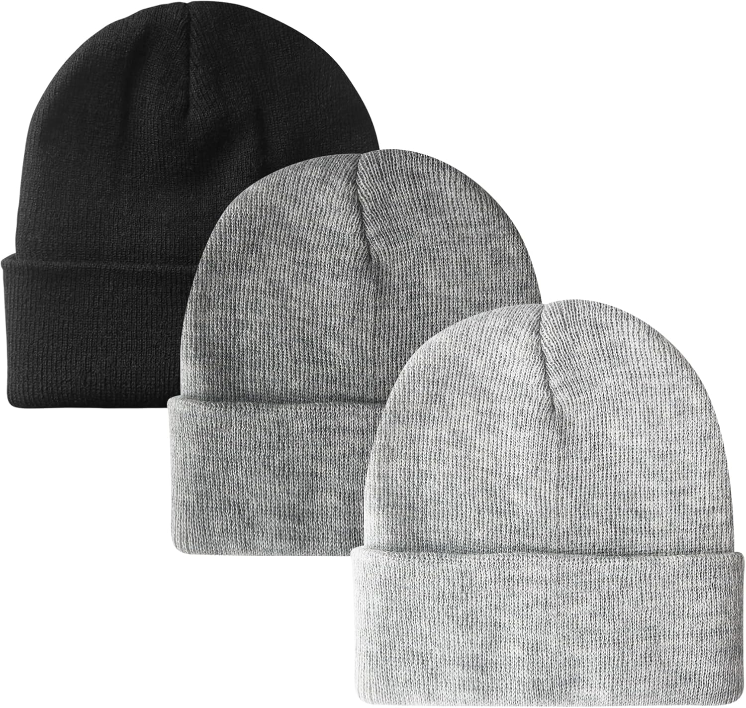 PFFY Unisex Beanie Hats for Men Women Knit Winter Beanies
