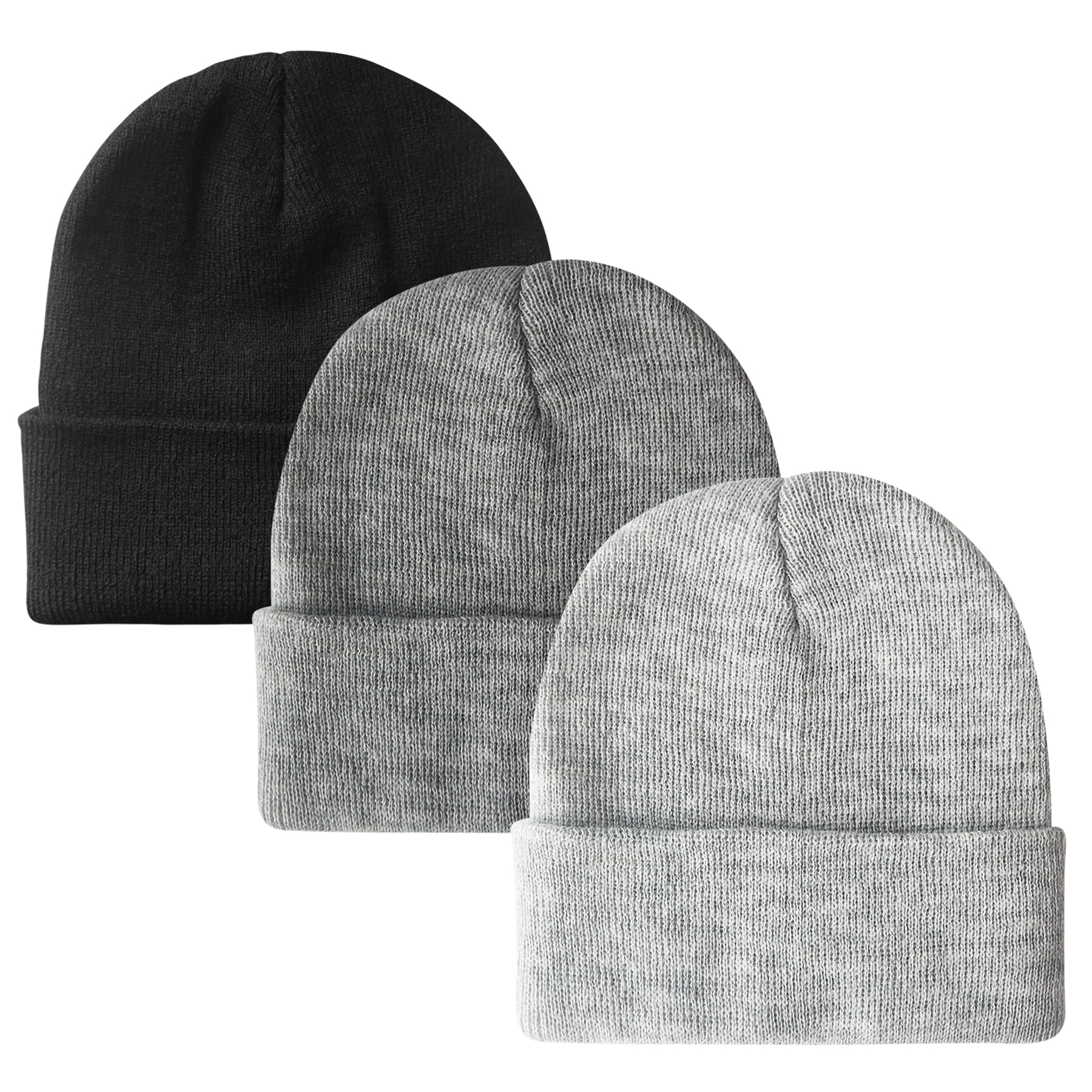 PFFY Unisex Beanie Hats for Men Women Knit Winter Beanies