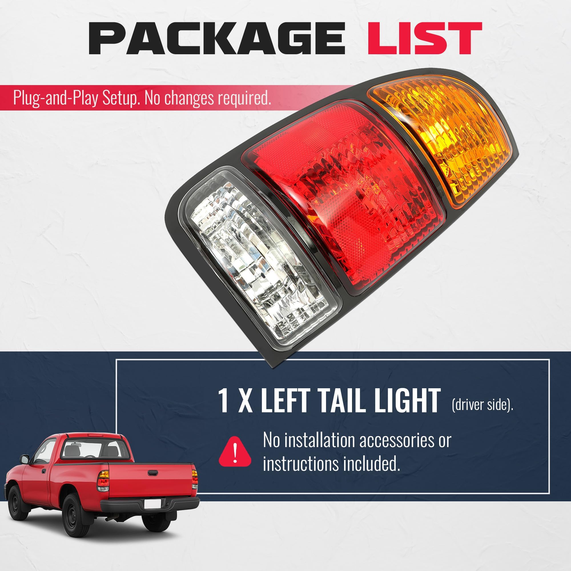 Amazon | ECOTRIC テールライト 2000-2006 トヨタ タンドラ レギュラー