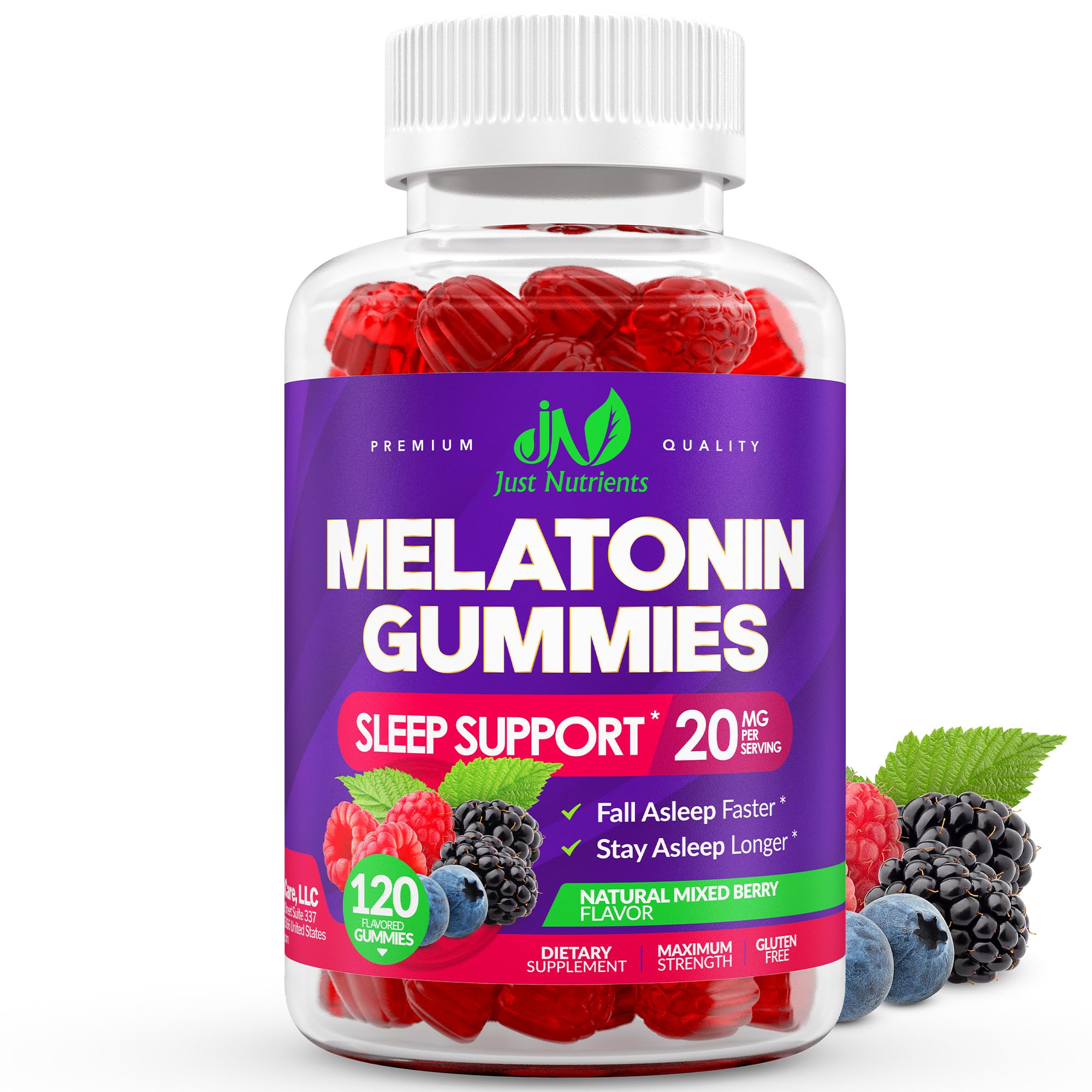 Just Nutrients Melatonin 20mg Gummies