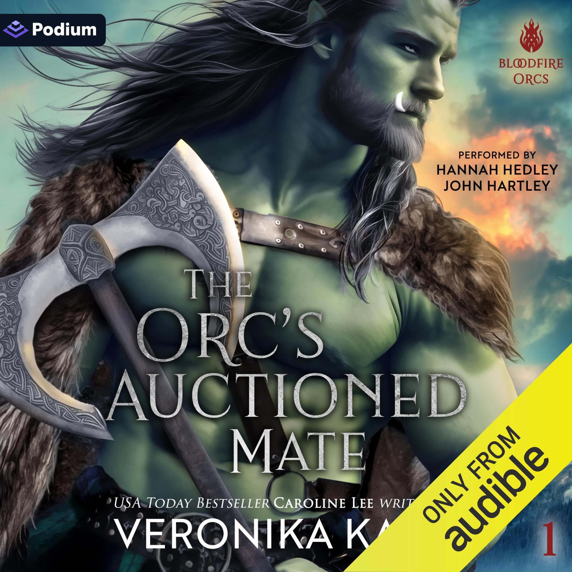Cover art for The Orc's Auctioned Mate