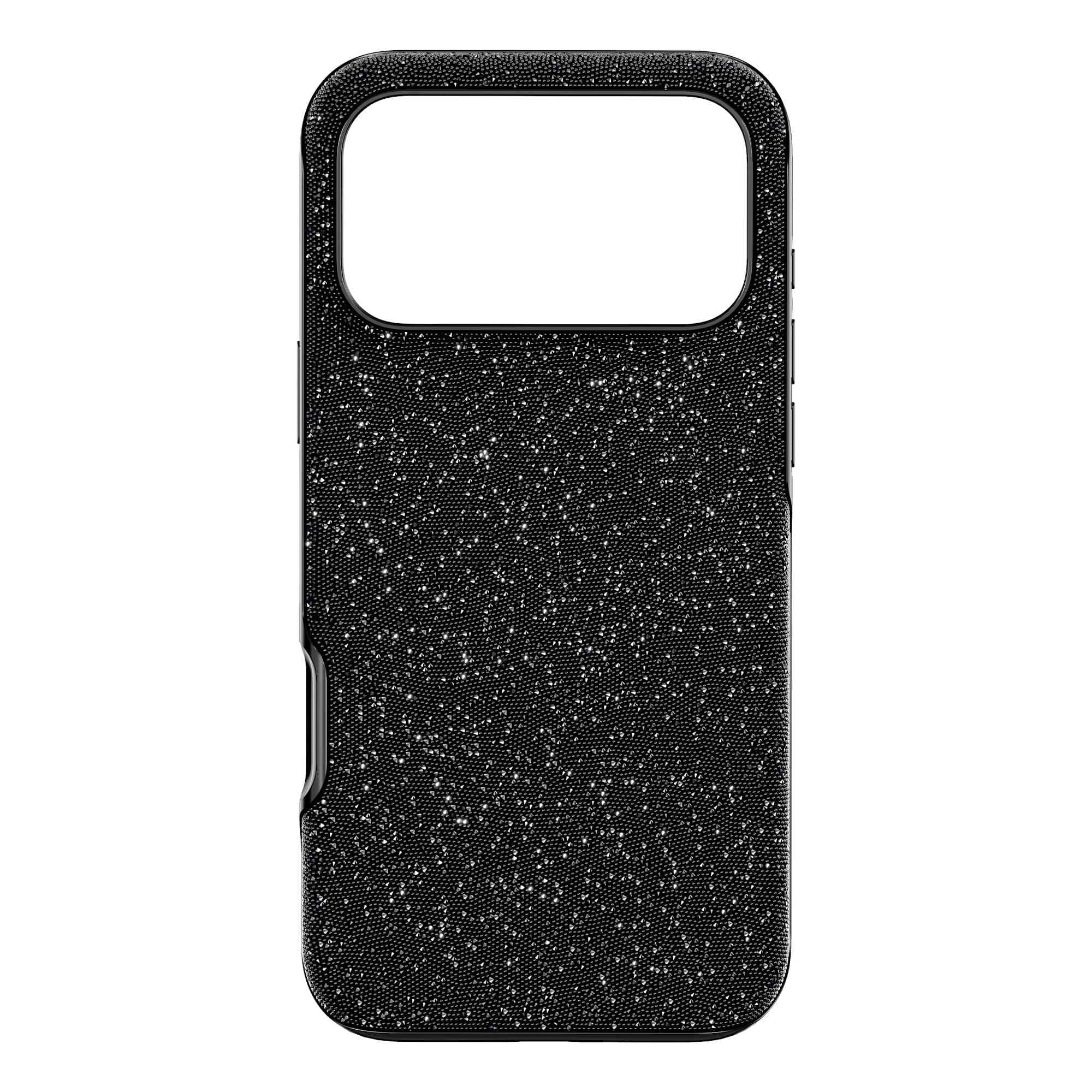 Swarovski Coque – High pour iPhone, Cristaux Noirs Scintillants