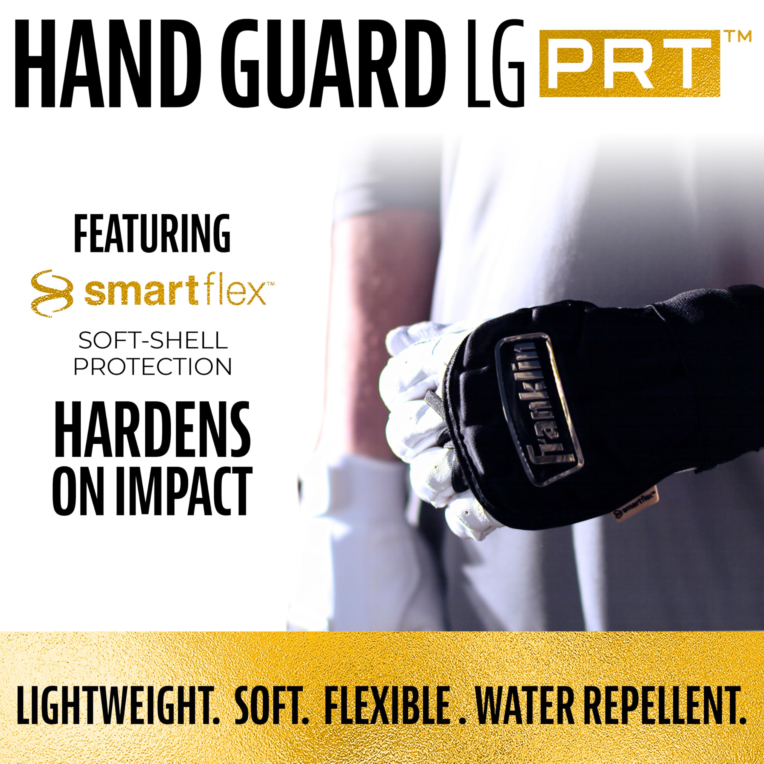 Franklin Sports PRT LG Series - Protector de Mano y muñeca de béisbol para bateadores de Mano Derecha e Izquierda, Talla única, Adulto