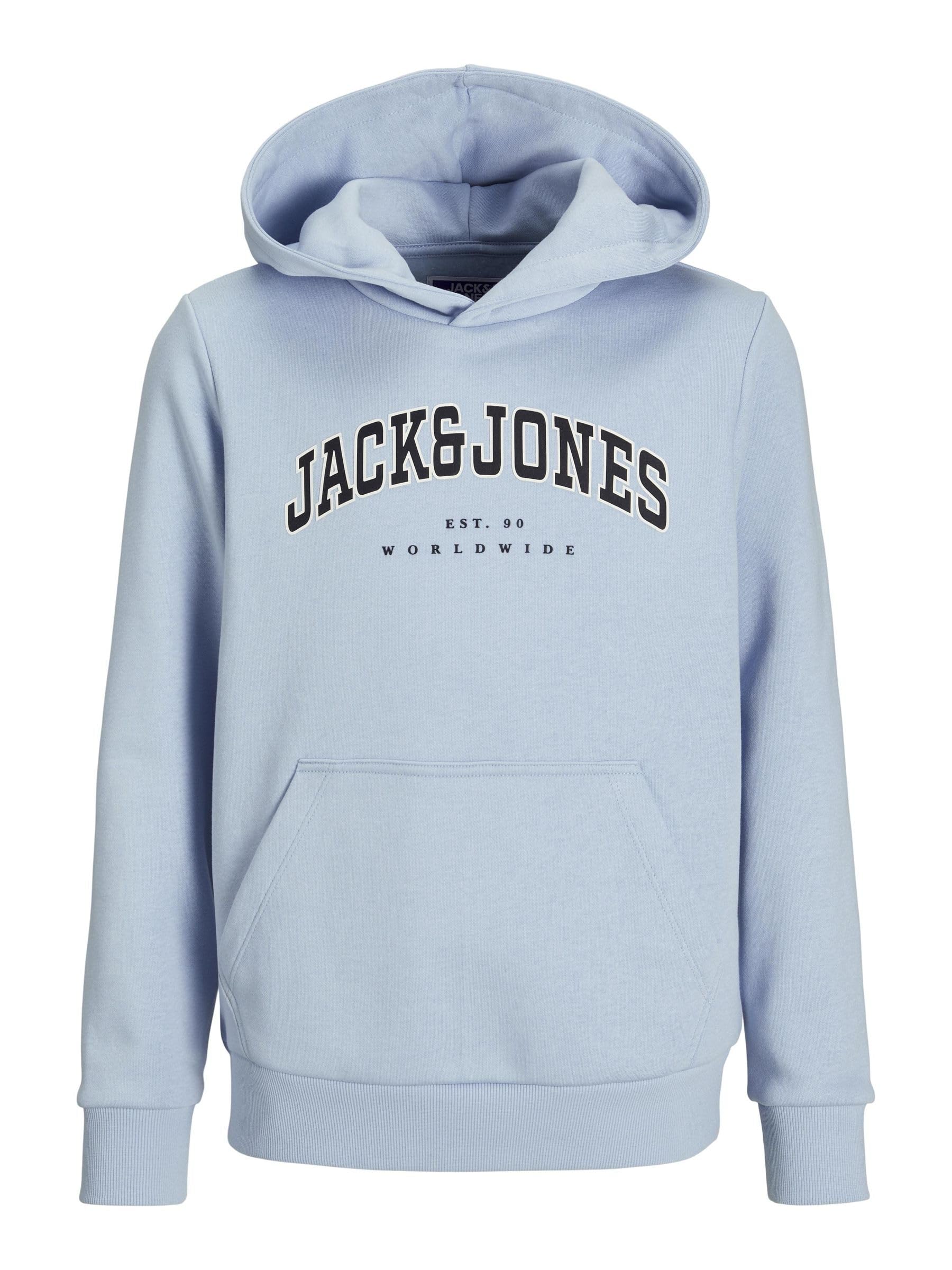 Jack And Jones Boys Varsity Hoodie - Chambray Blue - 14Y