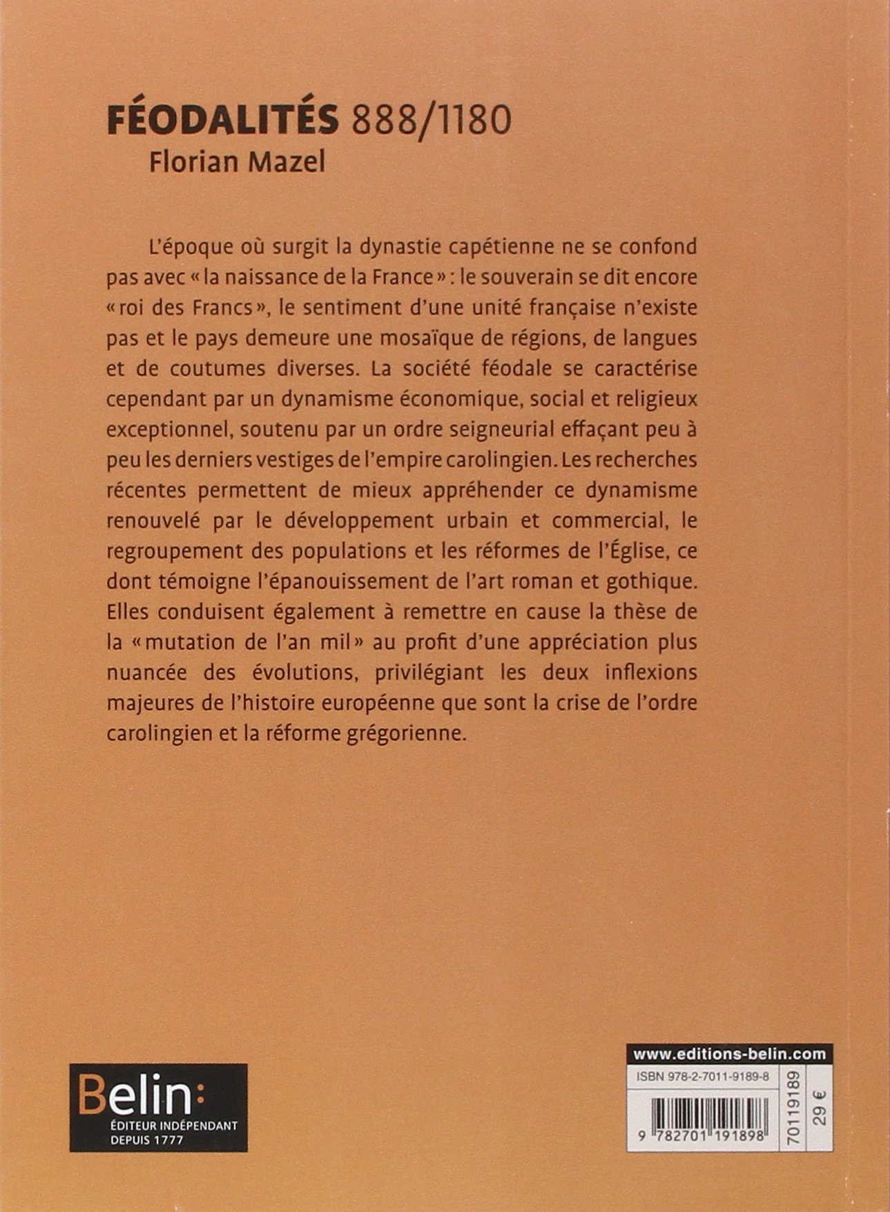 Féodalités (888-1180): Version compacte