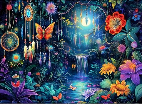 500 Piece Puzzles for Adults, Magical Forest Jigsaw Puzzle