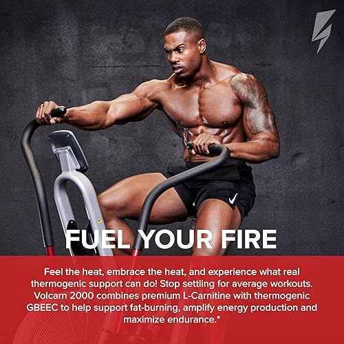 Miniatura 9 de InnoSupps Volcarn 2000 - L-Carnitina líquida, estimula la energía, sin cafeína ni edulcorantes artificiales, 32 porciones. Anillos de melocotón y