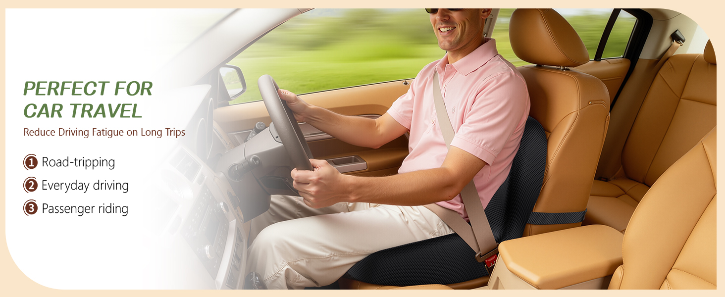 Amazon.com: Benazcap Memory Foam Seat Cushion with Lumbar Support