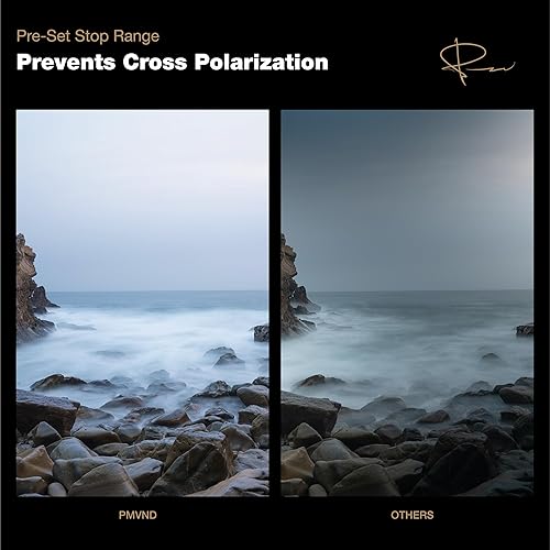 Miniatura 2 de PolarPro Filtro de cámara VND Peter McKinnon Mist de 3.228 in  Filtro de lente de densidad neutra variable de 2-5 paradas para DSLRVideo Pro sin