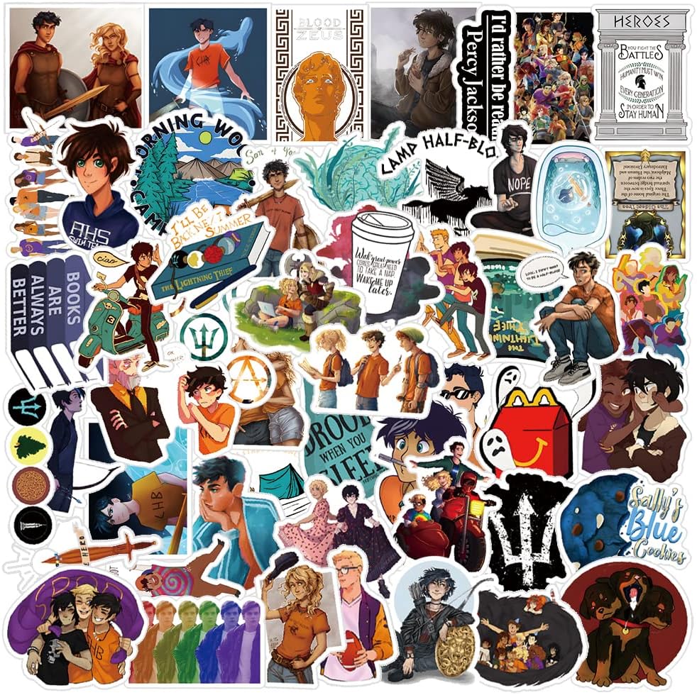 Amazon.com - Percy Jackson Word Art Sticker Vinyl Bumper Sticker 6 Mil ...