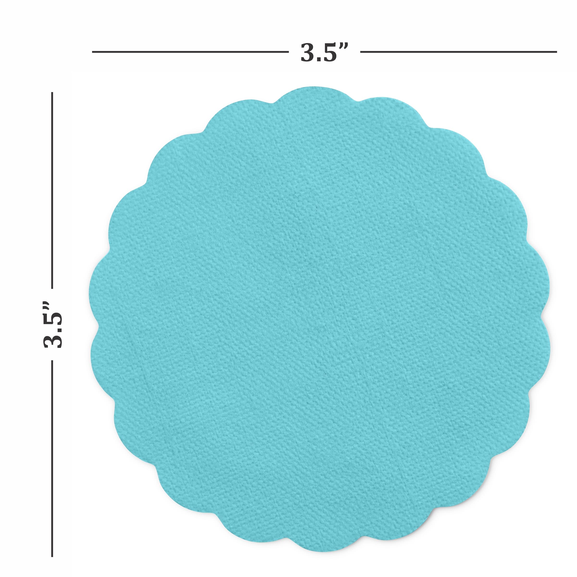Posavasos desechables con tacto de lino para bebidas, posavasos redondos de papel de 3.5 pulgadas para bar, cóctel, bebidas, vino o evento, paquete de 500 unidades a granel