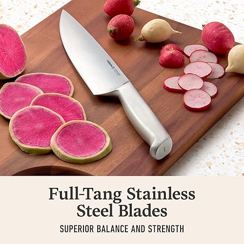 Miniatura 4 de Premier by Calphalon Juego de cuchillos de 15 piezas con SharpIN EdgeTech, asas de acero inoxidable